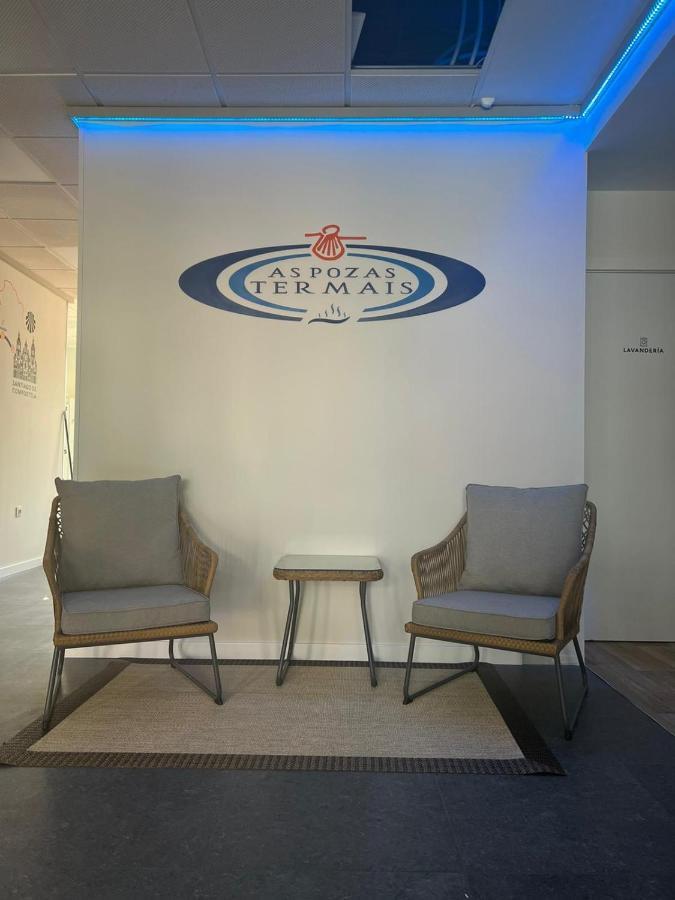 Albergue As Pozas Termais Caldas De Reis Bagian luar foto